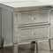 Maison Bedside Table - Silver