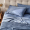 Snooze Bamboo Cotton 400TC Sheet Set - Double / Indigo