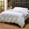 Snooze Linen Quilt Cover Set - Double / White