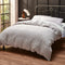 Snooze Linen Pinstripe Quilt Cover Set - Double / Pinstripe Grey