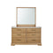 Hudson Dresser with Mirror - Straw