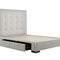 Memphis Framed Bed Frame With Storage Base - King / Cement