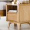 Denmark Bedside Table - Natural