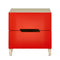 Bingo Bedside Table - Red