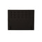 Slumberland Square Buttoned Headboard - Double / Nero