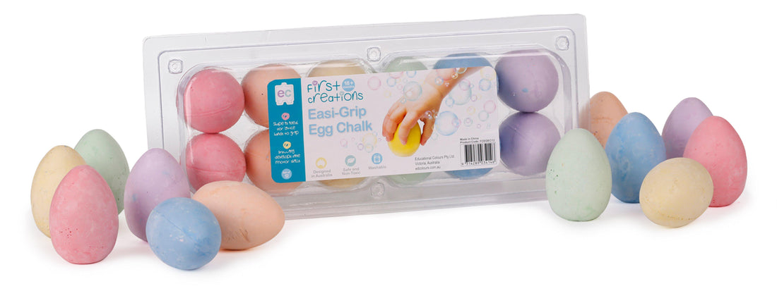 Easi-Grip Egg Crayons – Castle & Kite