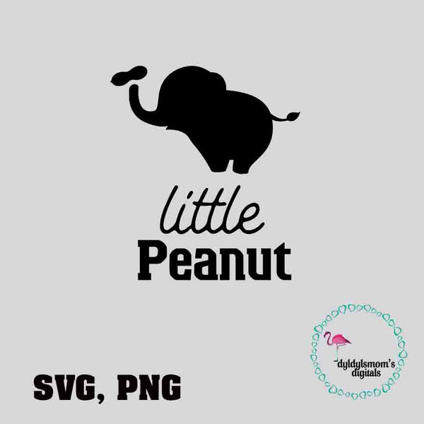 Little Peanut Design For Baby Infant In Svg And Png For Cutting Files Witt S Crafty Boutique