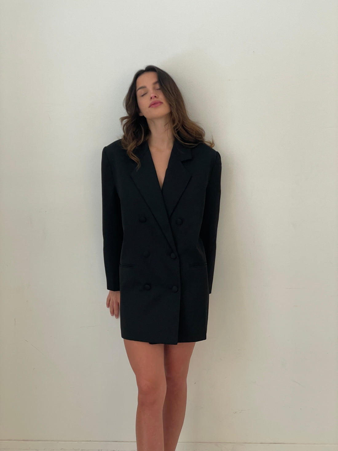 buurman Uitvoerder feedback Emma Oversized Blazer Dress - Black – CPHLA