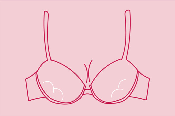 illustration of a double boost bra