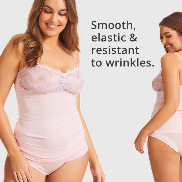 Smooth, elastic and resistant to wrinkles