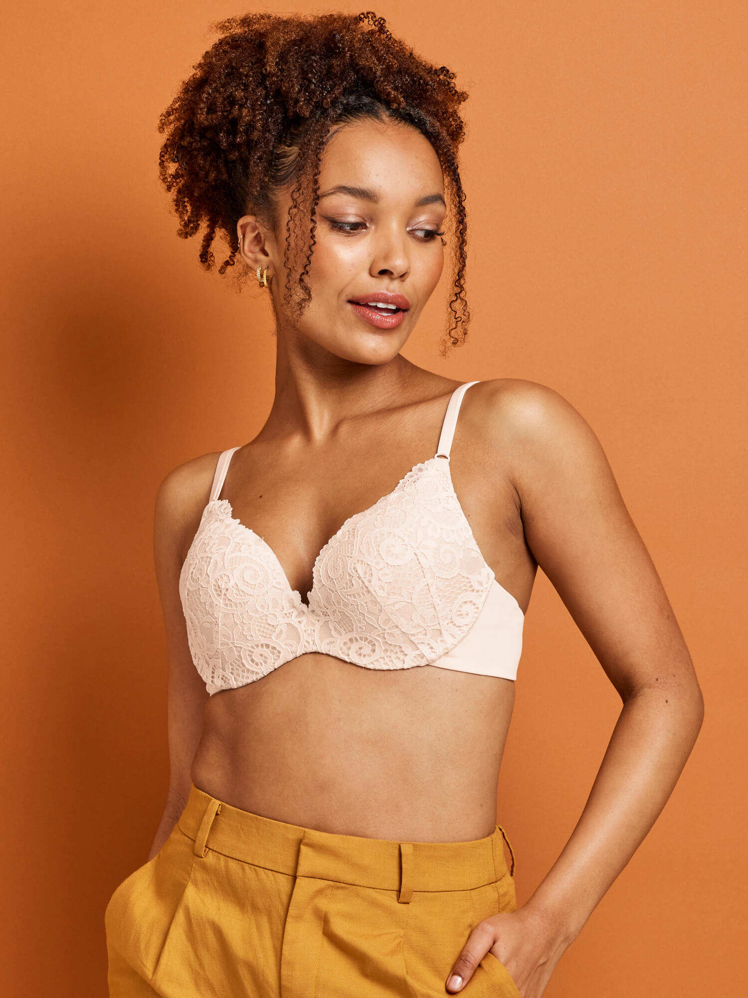 Nude Bombshell Super Boost Push up Bra in Bare - Kayser Lingerie