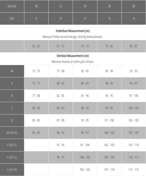 How to measure your bra size | Finelines Lingerie