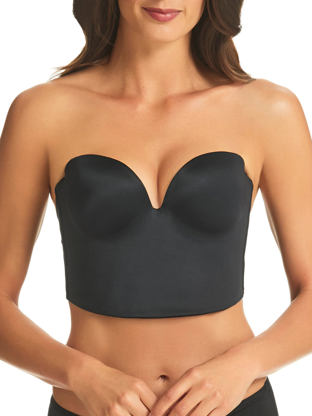 longline strapless bra low back