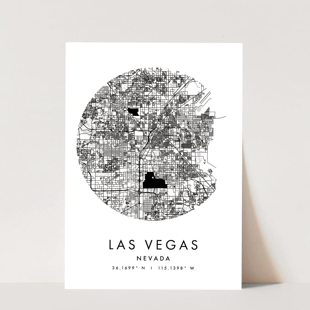 Easy to print Las Vegas maps