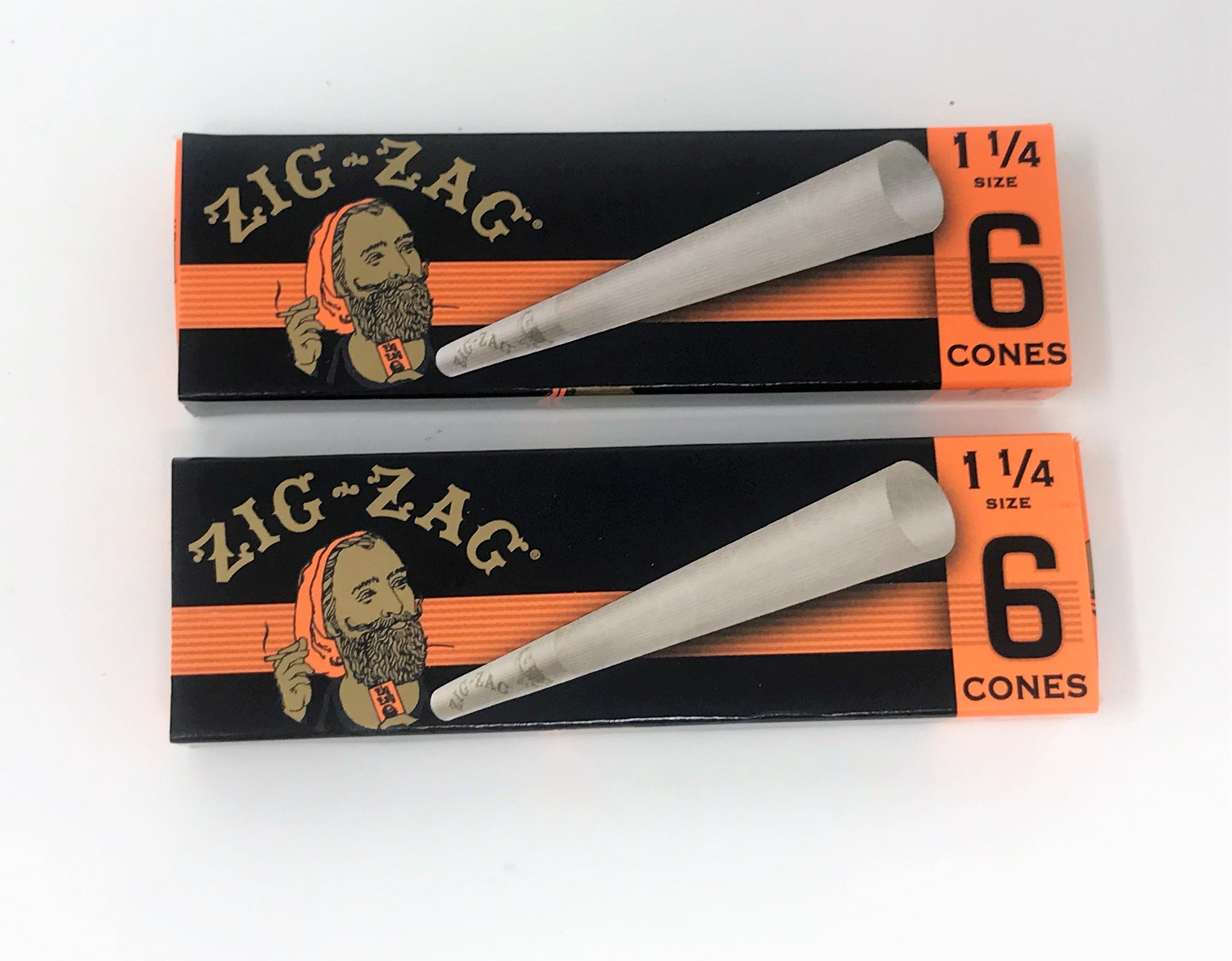 Zig Zag 1 1 4 Size Paper Cone 2 Packs 12 Total Cones