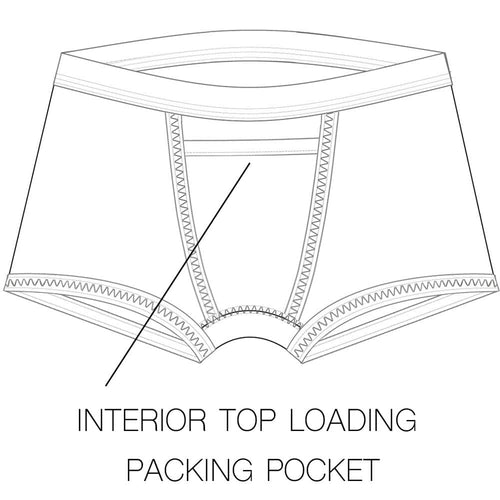 Buy RODEOH Classic Packer Boxer Underwear - Wine - FTM Transgender (XS =  27-29) at