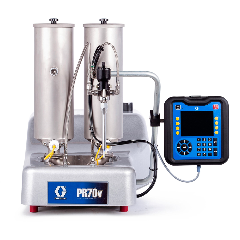 Graco PR70v Variable Ratio Two Part Benchtop Meter Mix Dispense System