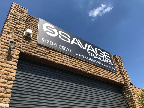 Savage Trailers Seaford Showroom