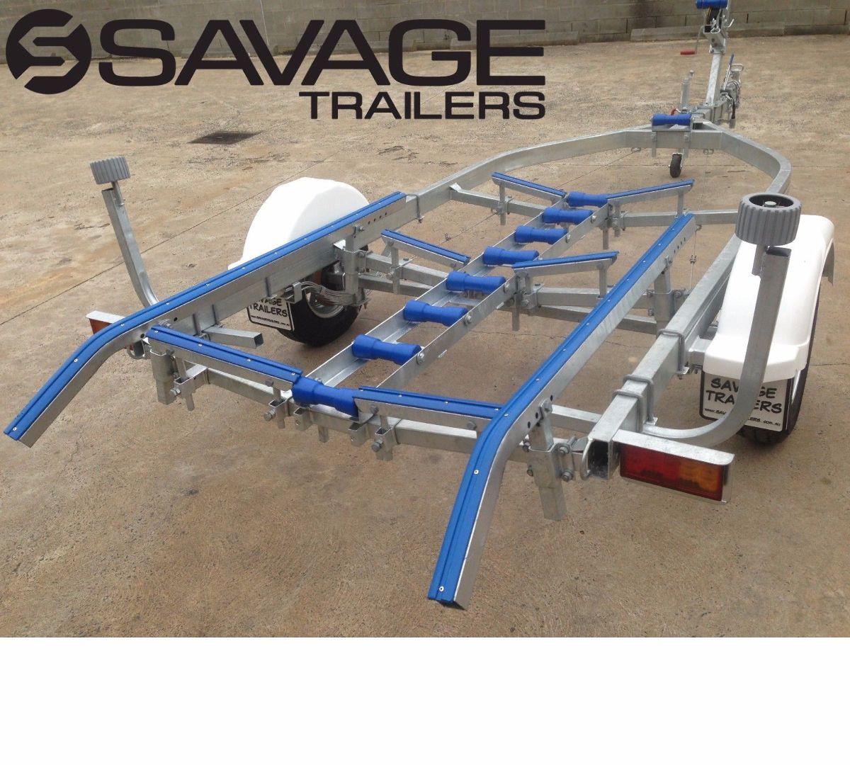 GALVANISED BOAT TRAILER GUIDE POLE KIT - LONG | Savage Trailers