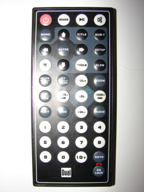 Dual DVD Player Remote Control