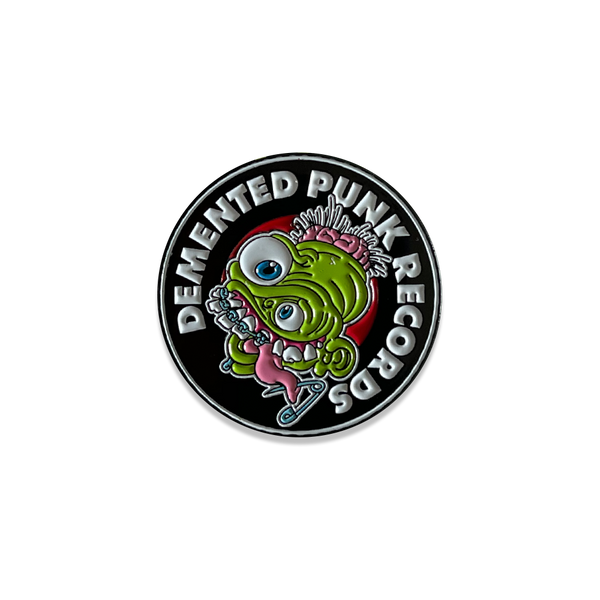 Official Demented Punk Logo Enamel Pin | Demented Punk