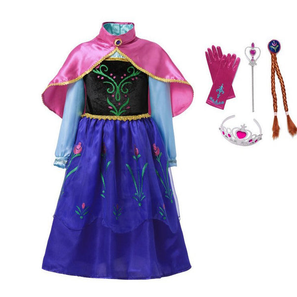 Deguisement Robe De Princesse Bleue Et Rose Kidz Cocoon