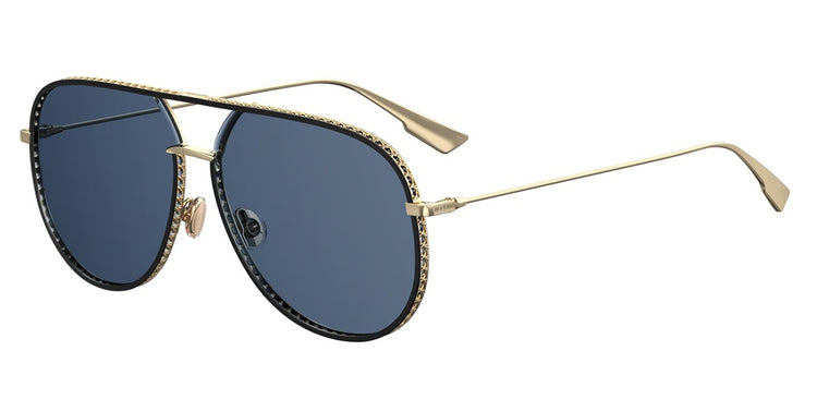 dior aviator cutout metal sunglasses