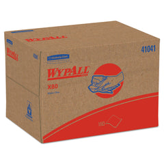 WypAll X80 Cloths, BRAG Box, HYDROKNIT, Blue, 11.1 x 16.8, 160 Wipers/Carton