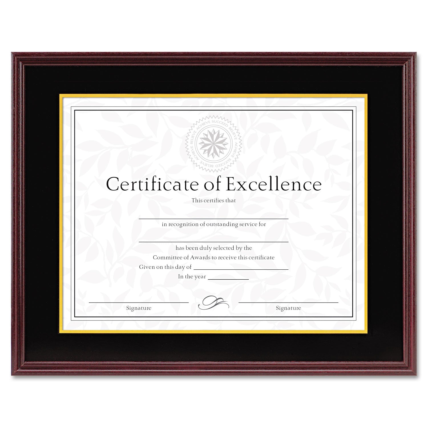 Dax Hardwood Documentcertificate Frame Wmat 11 X 14 8 1