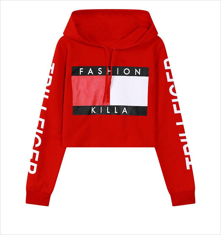 fashion killa crop hoodie