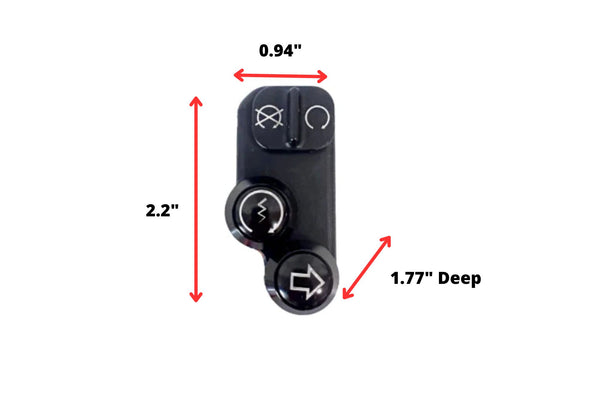 dimensions switch control buell