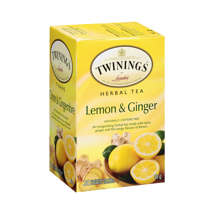 Twinings Lemon And Ginger Herbal Tea Twinings North America 2017