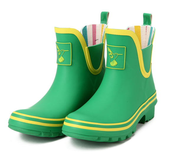 Evercreatures Fresh Meadow Ankle Wellies – Funky Wellington Boots
