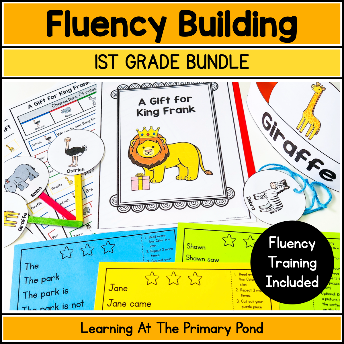 *Fluency Building Bundle for 1st Grade