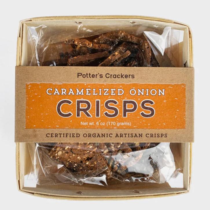 Potter's Crackers - 'Caramelized Onion' Crisps (5.3OZ) - The Epicurean ...