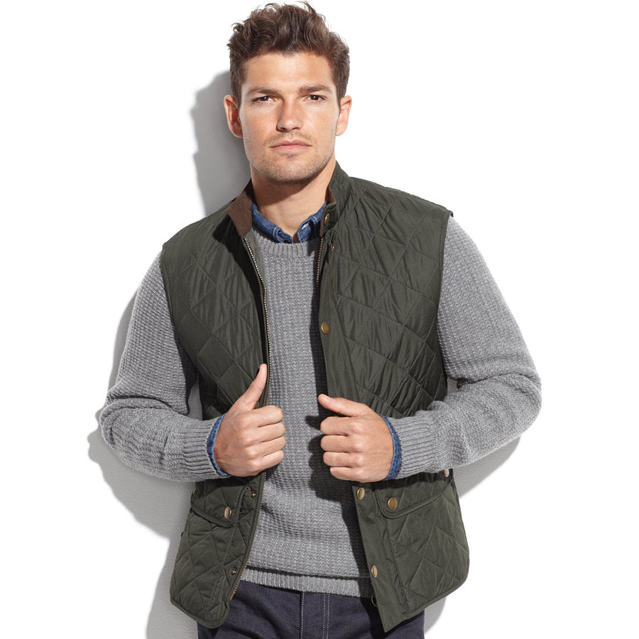 barbour quilted vest