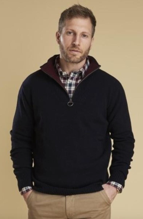 barbour nelson half zip