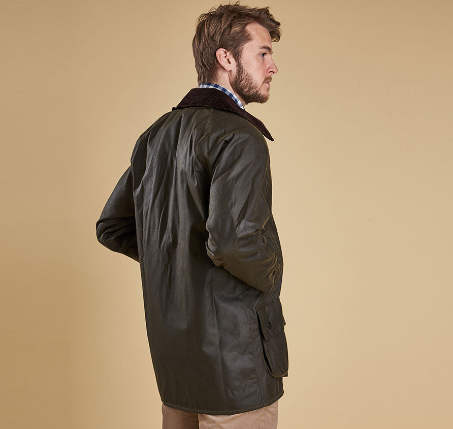 men's barbour classic beaufort waxed jacket