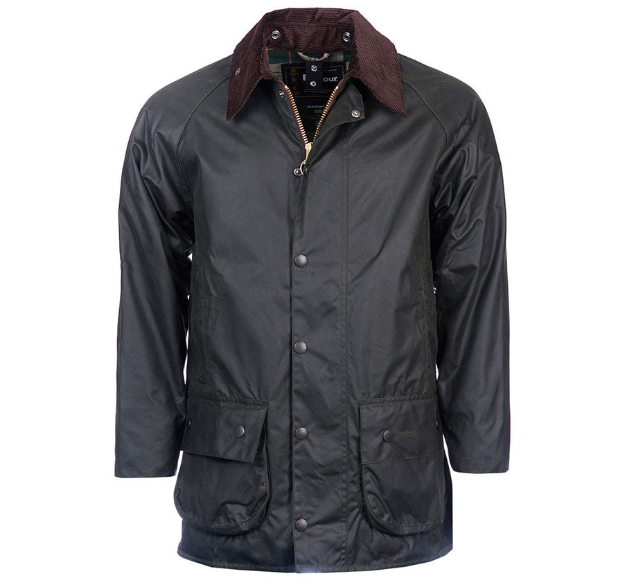 barbour beaufort wax jacket sage