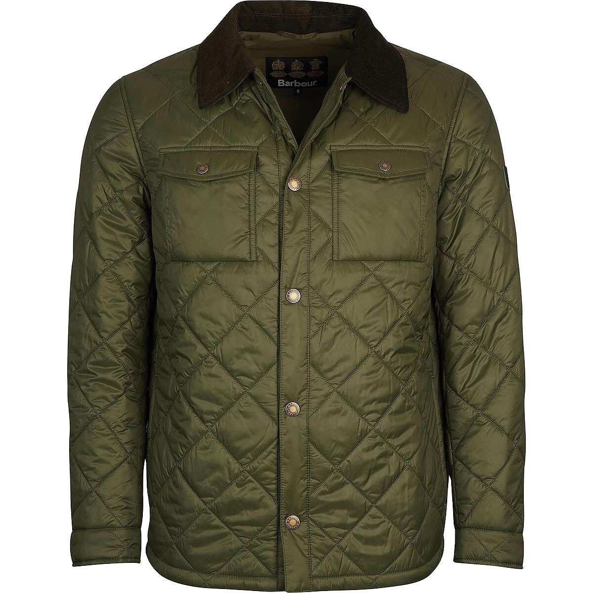 Barbour Quilted Shirt Jacket - Olive – The Lucky Knot Men's
