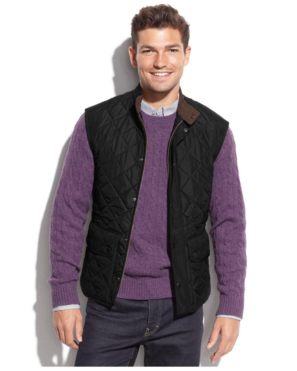 men's lowerdale quilted vest