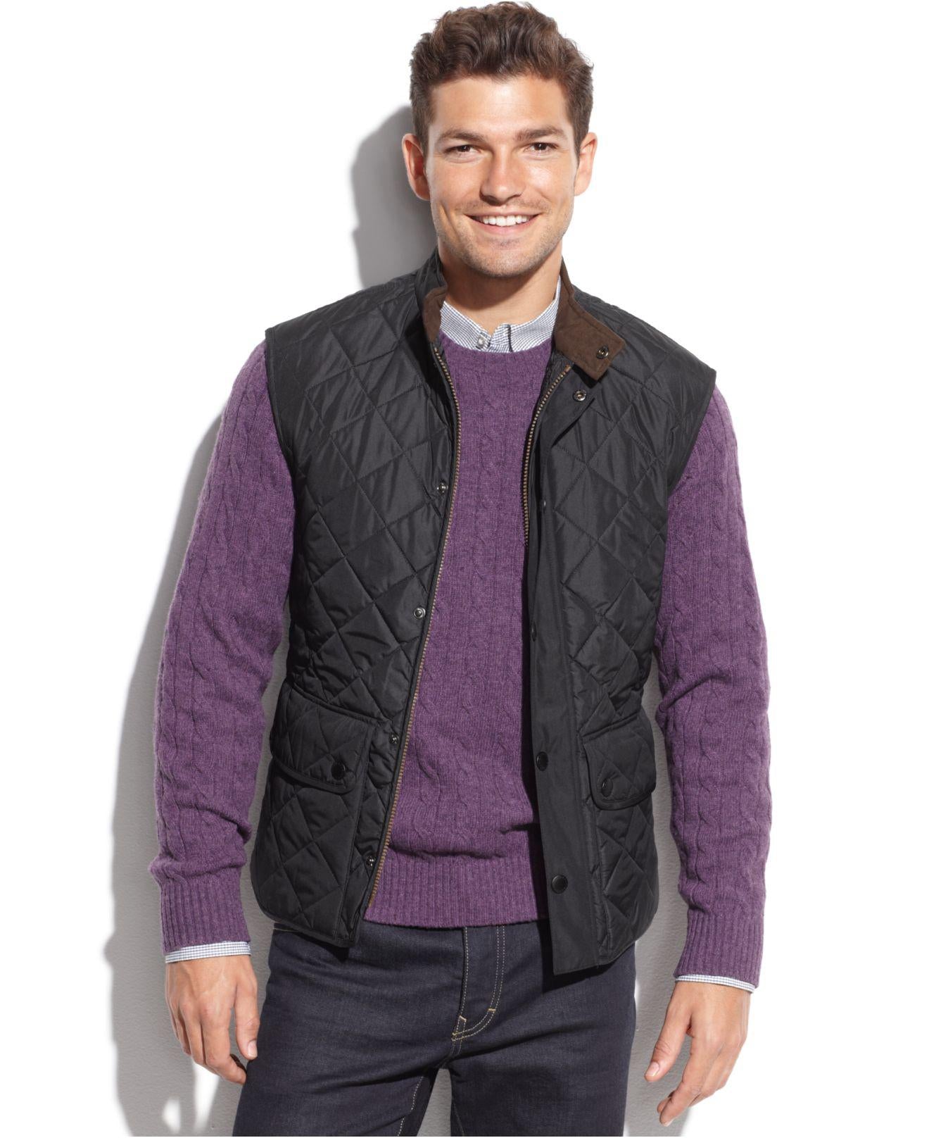 Barbour Lowerdale Quilted Vest- Navy 