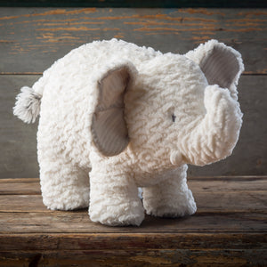 stuffed white elephant toy