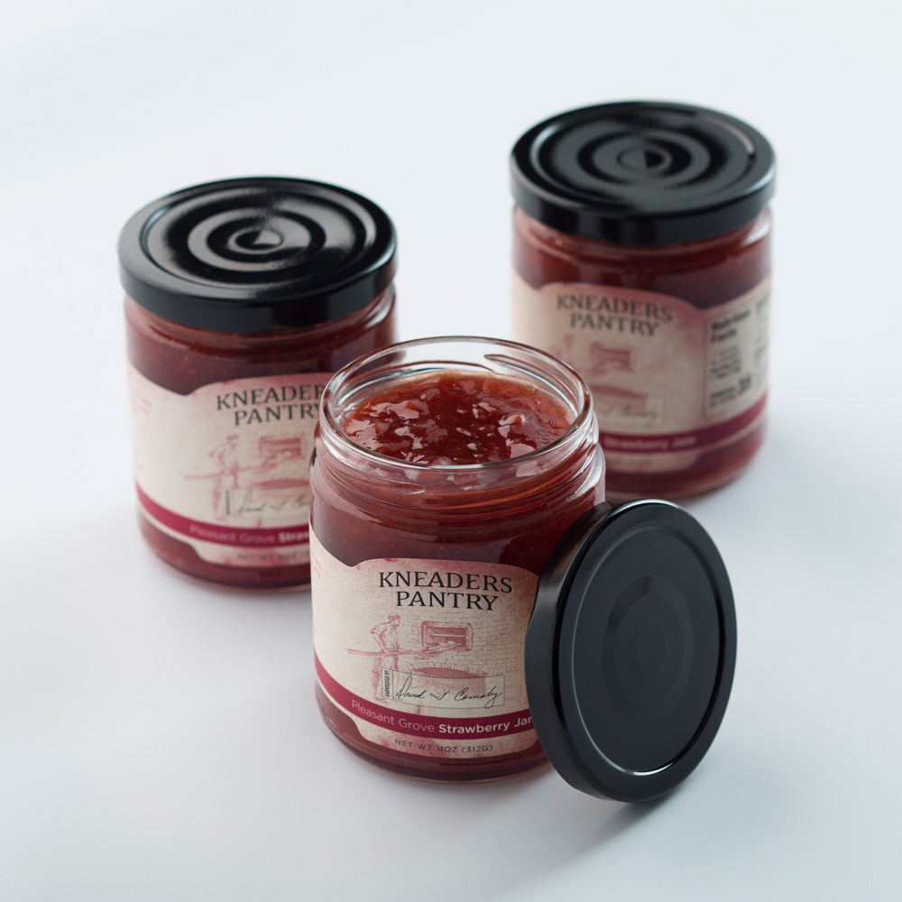 Pleasant Grove Strawberry Jam On The Shelf By Kneaders