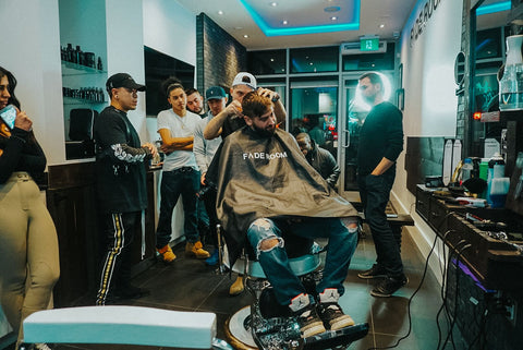 Claudio the barber hosts a barber class - Claudio Ferreira from Fade Room
