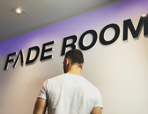 Fade Room haircut - super fresh fade with design Toronto, Ontario