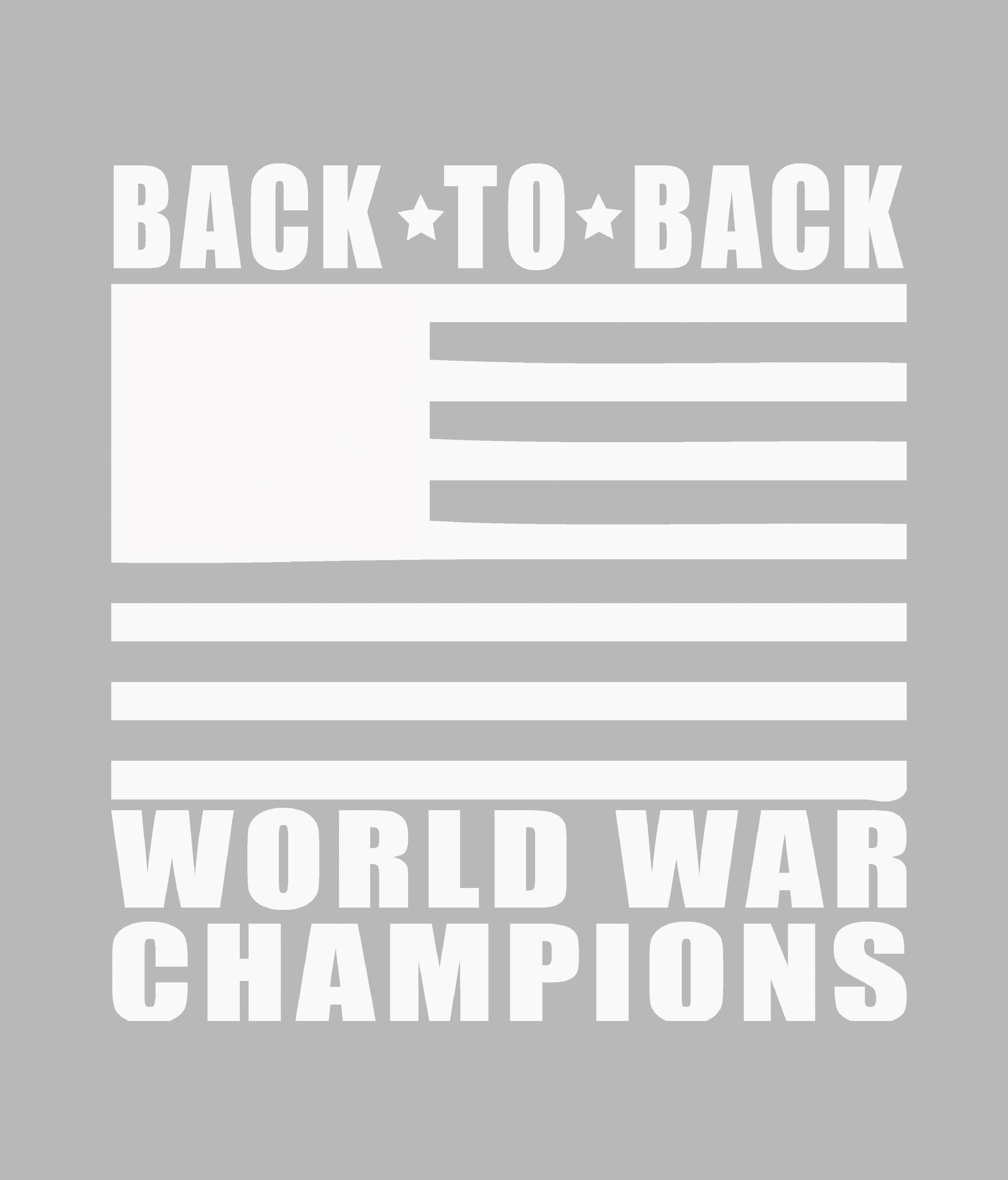 World War Champs Decal Teeslanger