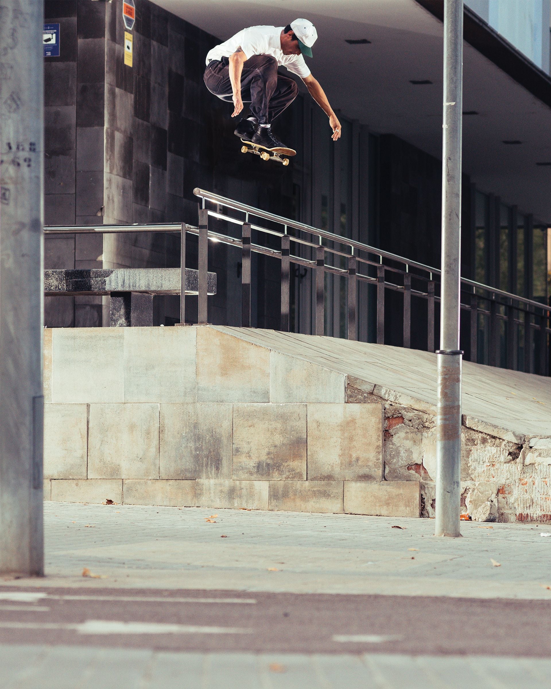 Sammy Montano wearing the Los Angered II Shoe