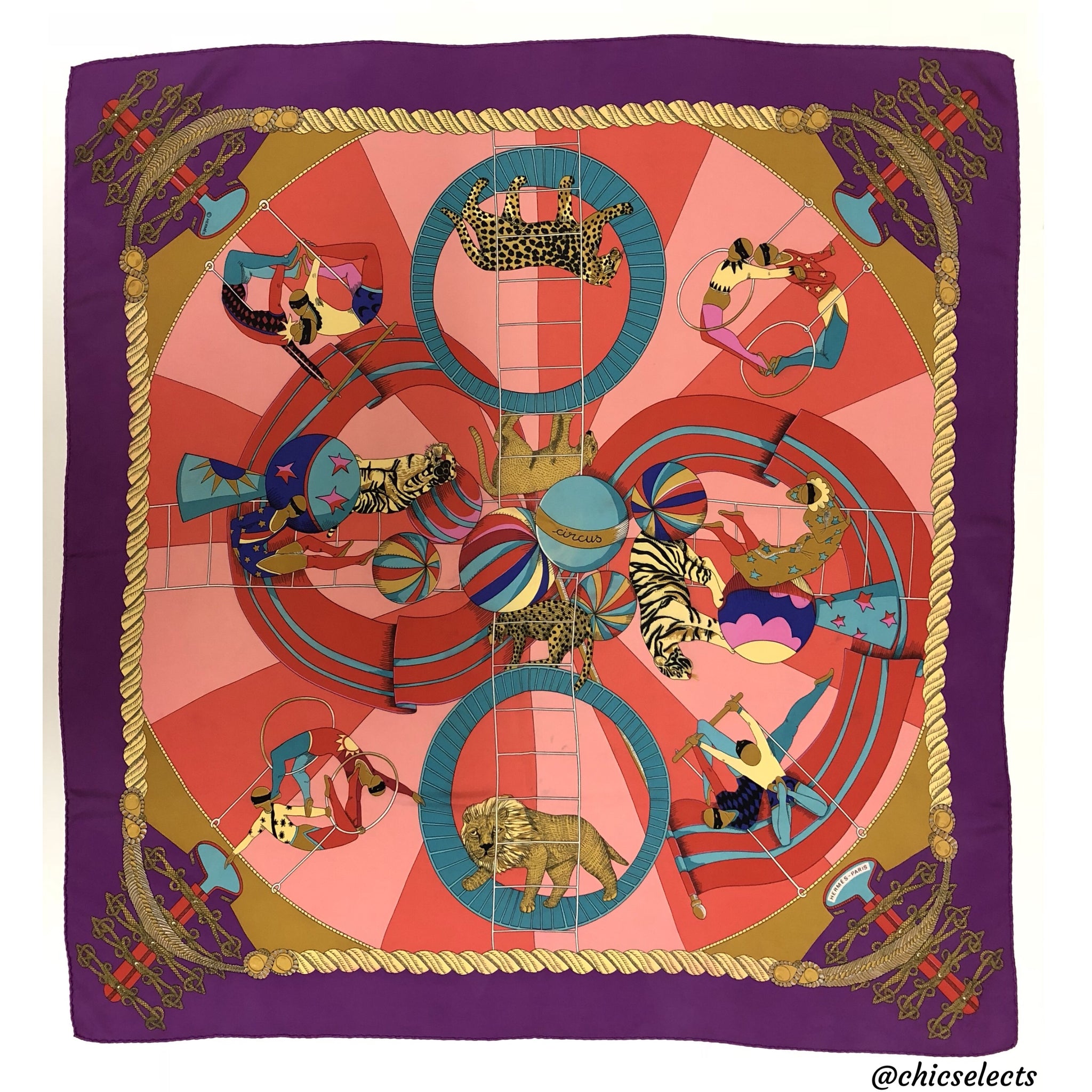 hermes circus scarf