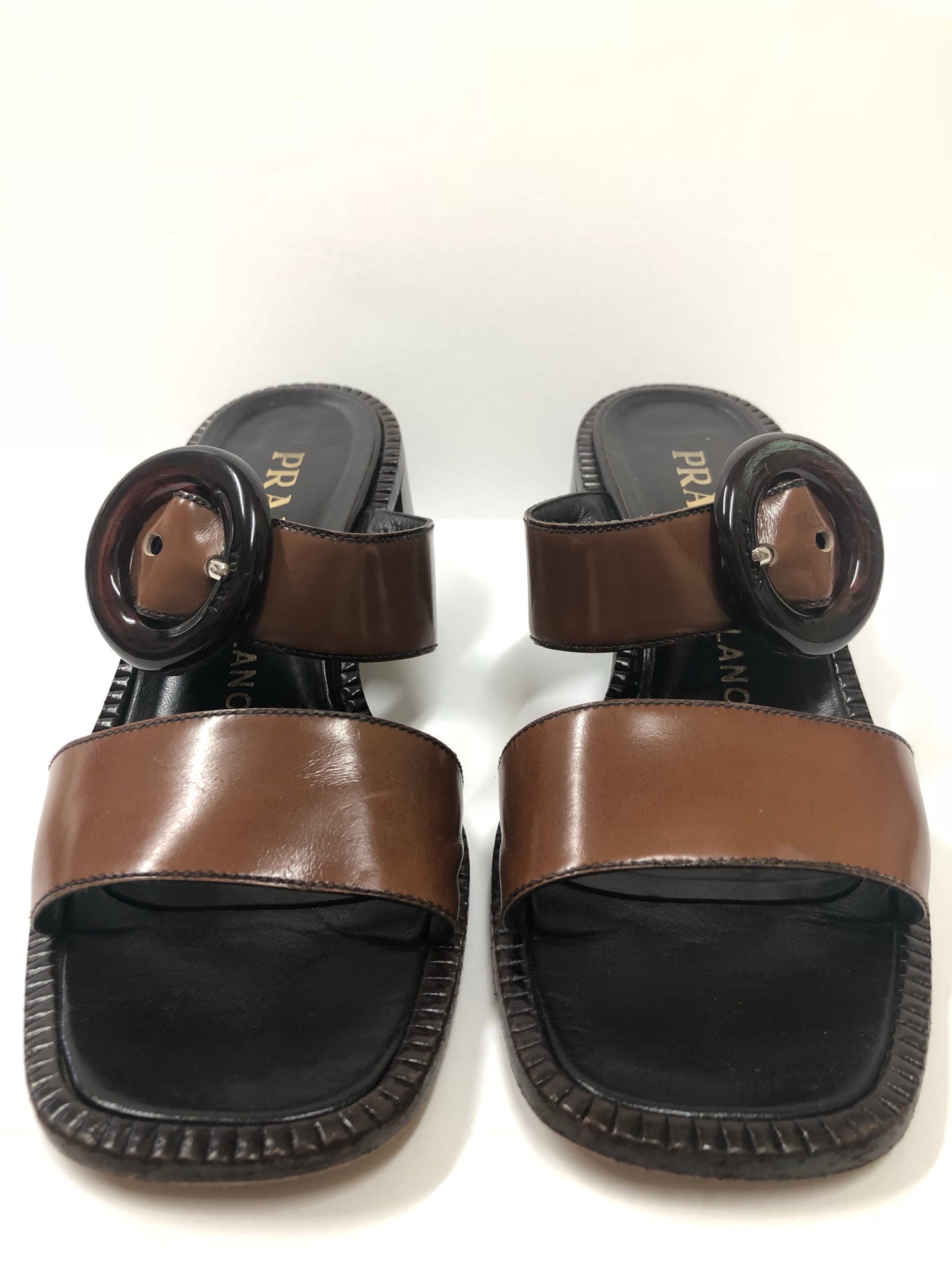 prada double strap sandals